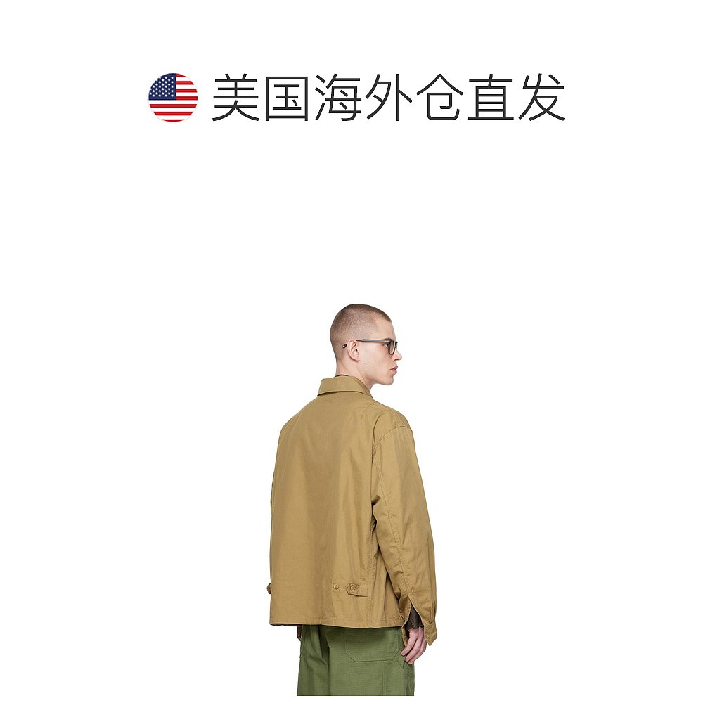 【美国直邮】engineered garments 男士 夹克衫男款翻领拉链 - 图1