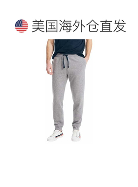 自营Men's Nautica Midweight Joggers  Heather Gray Fleece Tap
