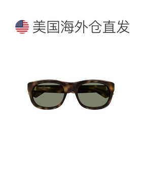 自营saint laurentSl 815 Romy Rectangular Tortoiseshell Sungl