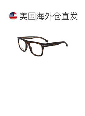 自营Hugo Boss Men's 52 mm Brown Opticals - havana 美国奥莱直