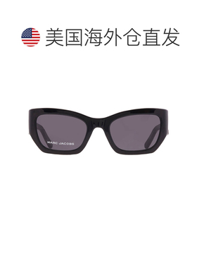 自营Marc Jacobs深灰色猫眼女士太阳镜MARC 723/S 0807/IR 53-黑