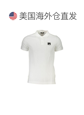 自营Cavalli Class Cotton Men Men's Polo - white 美国奥莱直发