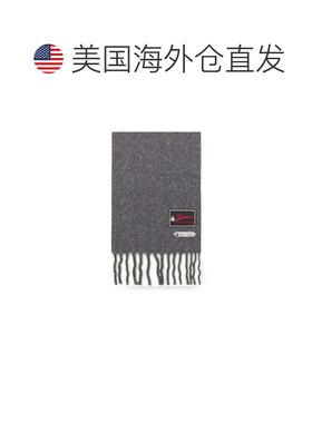 自营lanvin灰色质感流苏丝质尼龙围巾-灰色 美国奥莱直发配饰