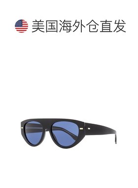 自营 Boss 男式平顶太阳镜 1443S 807KU 黑色 56 毫米 - 807ku 美