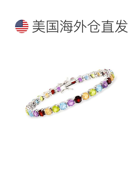 自营925 纯银 Ross-Simons 多石网球手链 - 8 英寸 美国奥莱直发