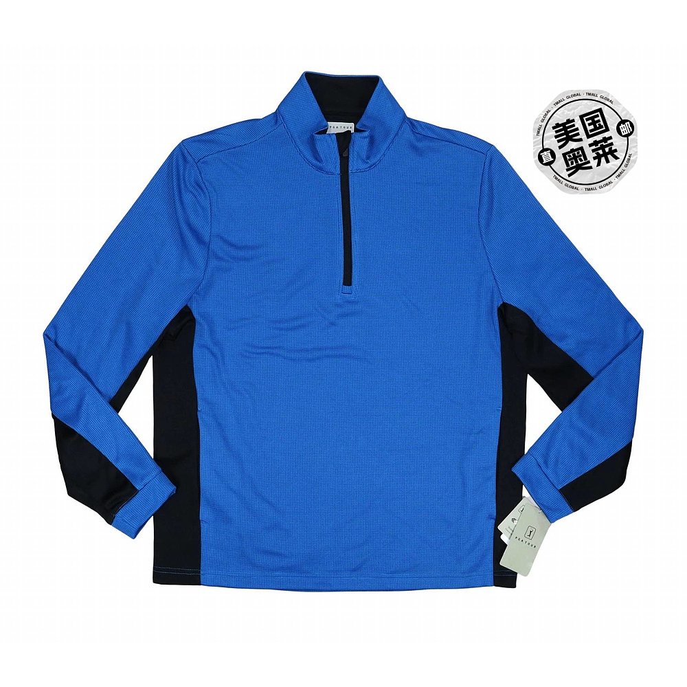 自营pga tourMen's Golf Thermal Stretch 1/4 Zip Pullover Jack - 图0