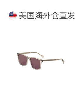 自营John Varvatos Men's 54mm Grey Crystal Sunglasses - grey