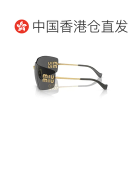 自营 MIU MIU缪缪侧面Logo不规则形墨镜女款太阳眼镜MU54/51YS