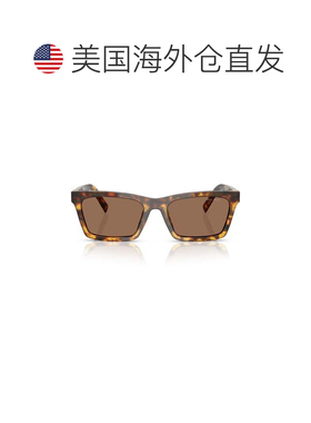 自营miu miu0mu A05s Rectangular Tortoiseshell Acetate Sungla