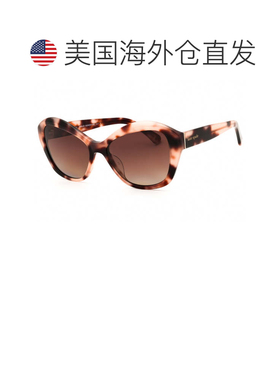 自营kate spadeAGLAIA/S 01EZ LA裸体粉红色哈瓦那/棕色渐变极化-