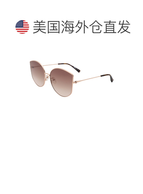 自营Moschino Women's 64 mm Gold Sunglasses - gold copper 美