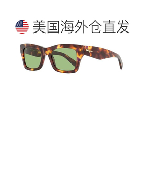 自营salvatore ferragamoFerragamo女士大胆矩形太阳镜SF996SCP 2