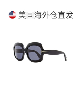 自营tom fordFT1155 01A闪亮黑色/烟雾-闪亮黑色 美国奥莱直发