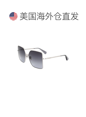 自营Max Mara女士59mm太阳镜-闪亮钯金 美国奥莱直发