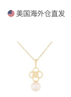 自营 splendid pearls14k 金淡水珍珠吊坠 - 白色 美国奥莱直发