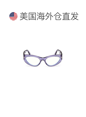 自营tom fordFt6134-B Translucent Purple Cat-Eye Sunglasses -