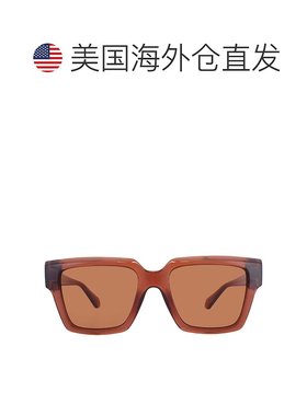 自营salvatore ferragamoFerragamo Brown Square Ladies Sunglas