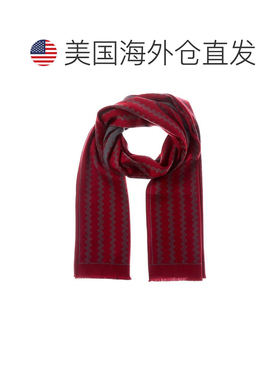 自营Missoni羊毛围巾-红色 美国奥莱直发