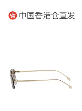 1h可退 香港直邮潮奢 Fendi 芬迪 女士 金色 First Crystal 太阳