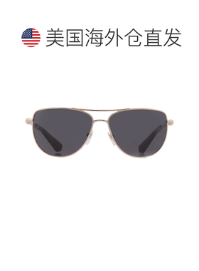 自营Burberry Dark Grey Pilot Ladies Sunglasses BE3149 110987