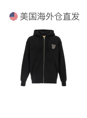 自营Valentino Garavani Men's Hoodie Vg Patch - black 美国奥