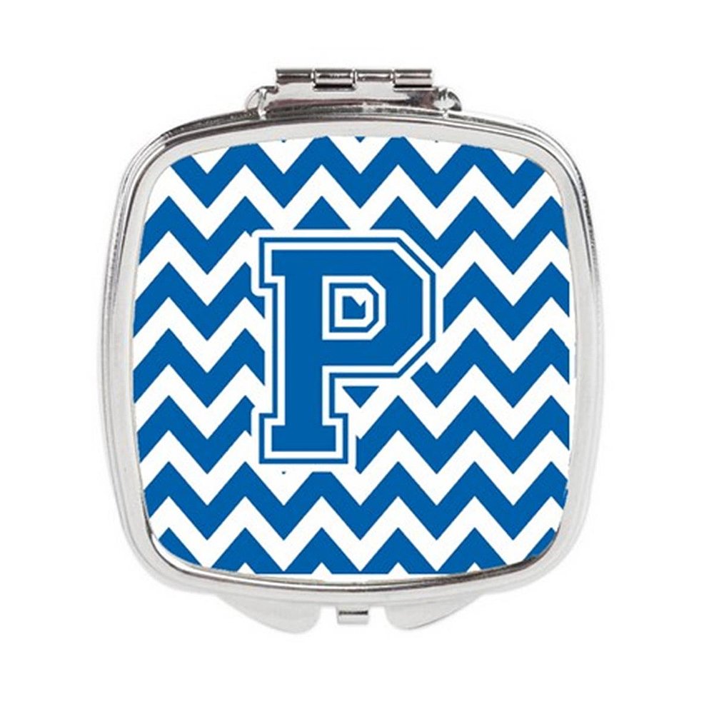 Carolines Treasures CJ1056-PSCM Letter P Chevron Blue & Whit - 图2