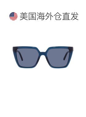 自营salvatore ferragamoFerragamo蓝色方形女士太阳镜SF2058SE 4