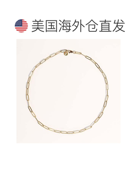 自营joey baby安妮回形针链项链 - 金色 美国奥莱直发