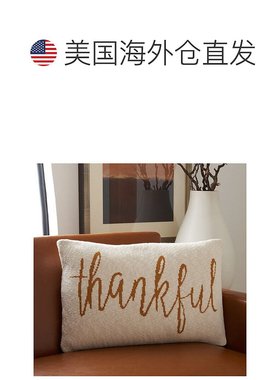 自营 safavieh感恩枕 - 自然色/芥末色 美国奥莱直发