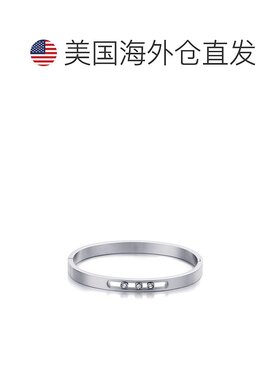 自营adorniaTarnish Resistant Silver Plated Sliding Stones Cu