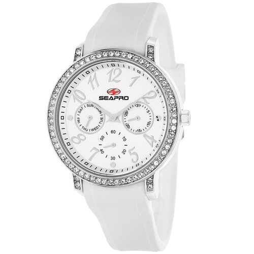 自营Seapro Women's Silver dial Watch - silver 美国奥莱直发 - 图0