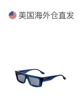 自营Karl Lagerfeld中性款56mm电动蓝色太阳镜KLJ6147S-432-电动