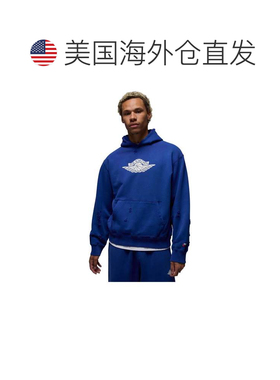 自营Jordan Rare Air Men's Fleece Pullover Hoodie - blue 美国