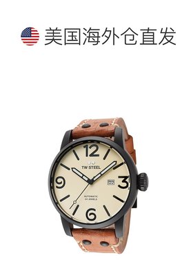 自营TW Steel Men's Maverick 48mm Brown Automatic Watch - bro