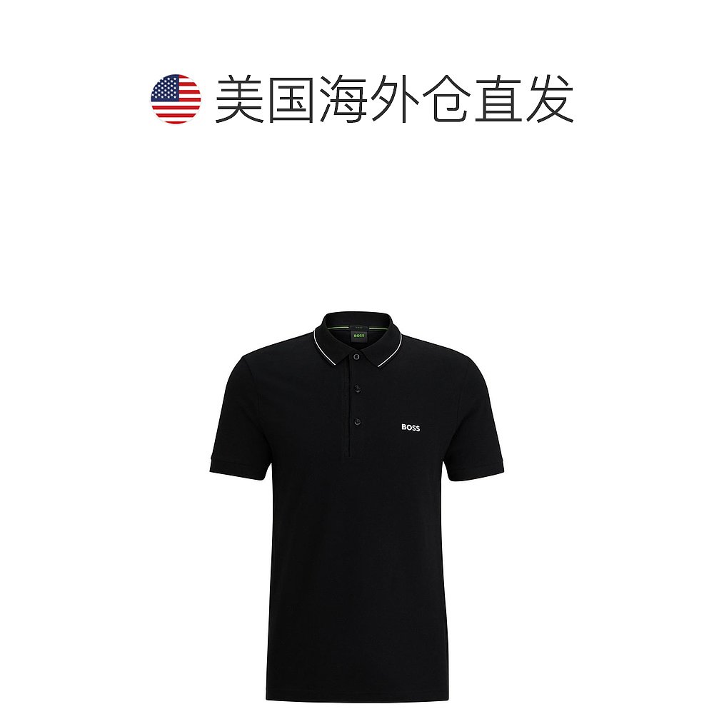 【美国直邮】hugo boss 男士 Polo衫短袖修身进口衬衫上衣 - 图1