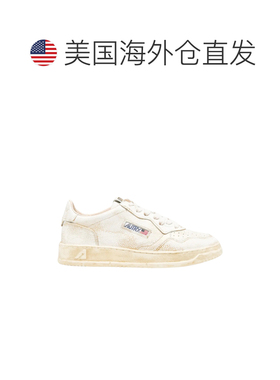 自营autrySuper Vintage Low Men’s White/Platinum Sneakers -