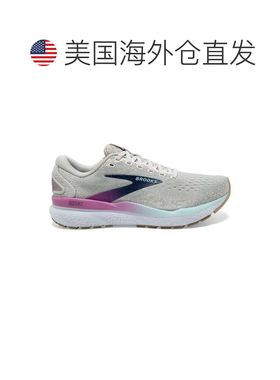 自营Brooks Ghost 16 120407-1B-175 Sneaker Women's Gray Runni