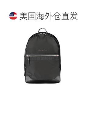 自营Tommy Hilfiger Polyester Men Men's Backpack - black 美国