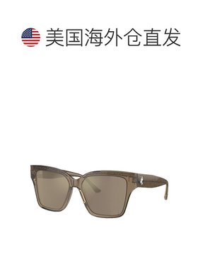 自营 Jimmy Choo JC 5003 50405A 55mm 女士枕头太阳镜 - 透明棕