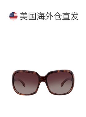 自营Nine West S05969RNP200 Brown Rectangular Ladies Sunglass