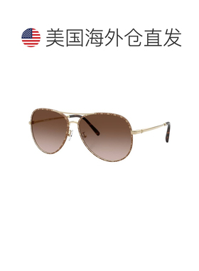 自营Tory Burch  TY 6114 336013 58mm Womens Pilot Sunglasses