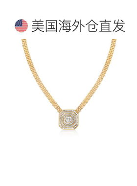 自营Ross-Simons 18kt 金钻石簇状项链 - 20 英寸 美国奥莱直发