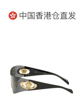 香港直邮潮奢 versace 范思哲 女士 黑色 Eclipse Wrap 太阳镜 0V