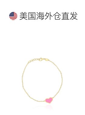 自营 the lovery泡泡糖粉色单心形手链 - 泡泡糖粉色 美国奥莱直