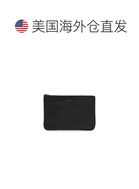 自营Kiton Nylon Clutch Men's Bag - black 美国奥莱直发