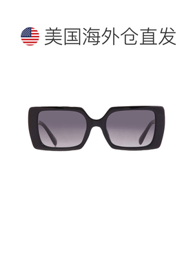 自营Coach Grey Gradient Rectangular Ladies Sunglasses HC8409
