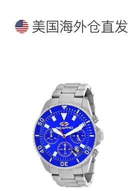 自营Seapro Men's Blue dial Watch - blue 美国奥莱直发