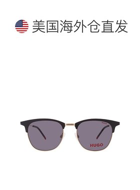自营Hugo Boss Grey Square Men's Sunglasses HG 1208/S 0I46/IR