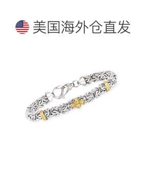 自营Ross-Simons Sterling Silver and 18kt Gold Over Sterling