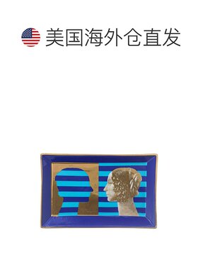 自营Jonathan Adler Renaissance Rectangle Tray - blue 美国奥